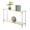 Load image into Gallery viewer, 2 Tier Acrylic Console Table