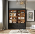 Load image into Gallery viewer, Hoffman Wood Bookcase, Set of 2