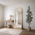 Load image into Gallery viewer, GOLD ARCHED MIRROR