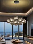 Load image into Gallery viewer, Black Globe Chandelier