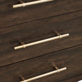 Load image into Gallery viewer, 6 drawer dresser close-up of handles