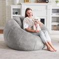 Load image into Gallery viewer, Gray Comfy Sofa Chair