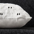 Load image into Gallery viewer, Ghost Plush Throw Pillow Covers (Set of 2) side view and zipper view