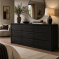 Load image into Gallery viewer, Maura 9-Drawer Dresser in a room with a chair,mirror, vase, and table lamp