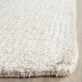 Load image into Gallery viewer, area rug zoomed in view of corner of rug to see fabric fibers