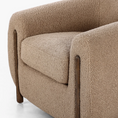 Load image into Gallery viewer, boucle barrel chair close-up