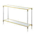 Load image into Gallery viewer, 2 Tier Acrylic Console Table