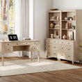 Load image into Gallery viewer, desk in home office space on top of area rug and by the window