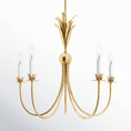 Load image into Gallery viewer, Gold Chandelier With White Background
