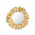 Load image into Gallery viewer, Gold Decorative Mirror with white background