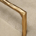 Load image into Gallery viewer, Sheena Accent Chair upholstery and gold metal handle