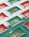 Load image into Gallery viewer, Snake Valet Tray with other trays on a green and white table