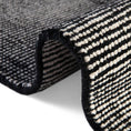 Load image into Gallery viewer, the emery runner rug bent upwards on white floor