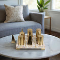 Load image into Gallery viewer, tic tac toe board on table across from sofa