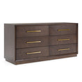 Load image into Gallery viewer, wood dresser at an angled view with white background