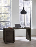 Load image into Gallery viewer, writing desk in room with windows