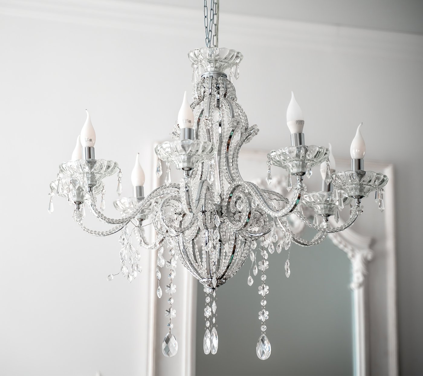 chandelier with crystals