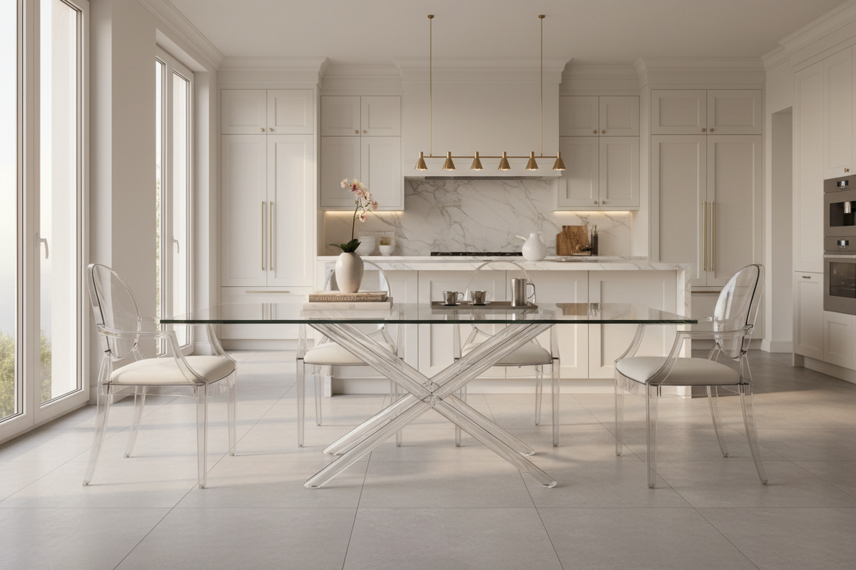DINING TABLE AND KITCHEN
