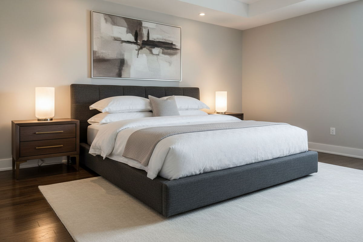 BED IN ROOM