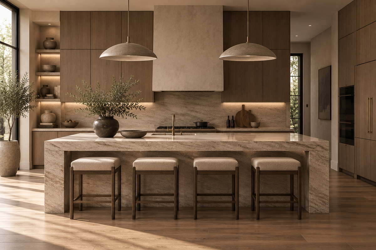 minimalist design in kitchen