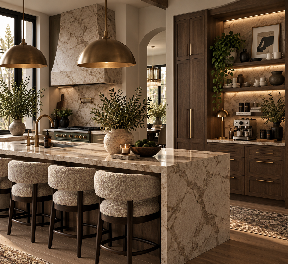 KITCHEN WITH ESPRESSO BAR