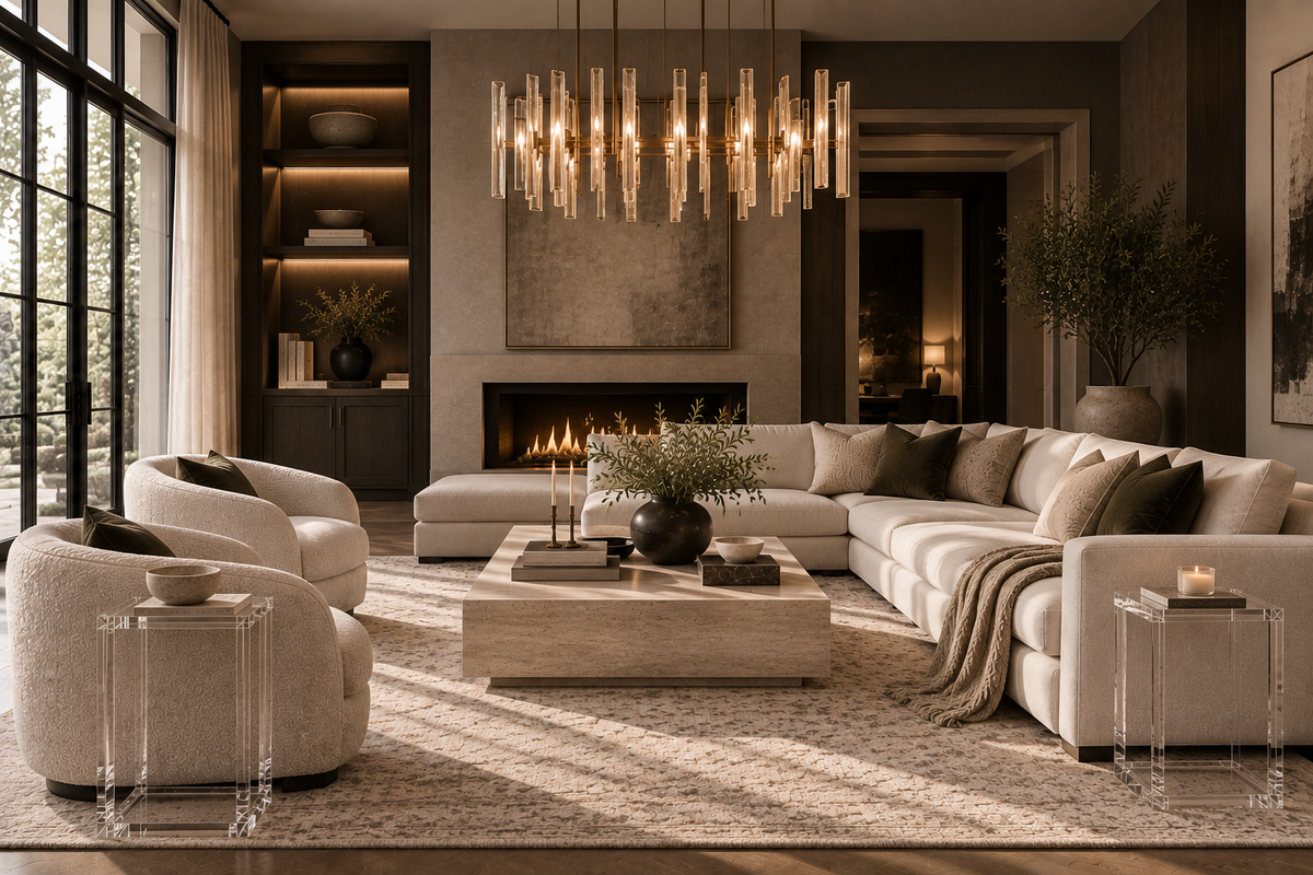 chandelier in room