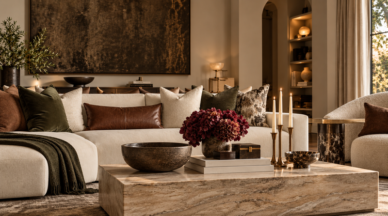 How to Style Brown Pillows: 10 Designer Ideas for a Warmer, More Expensive-Looking Room