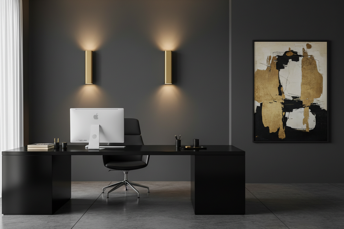 SCONCES IN OFFICE