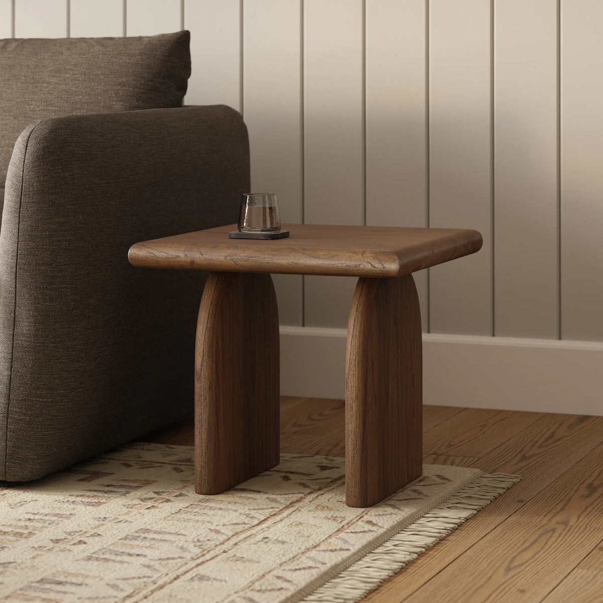 espresso brown end table