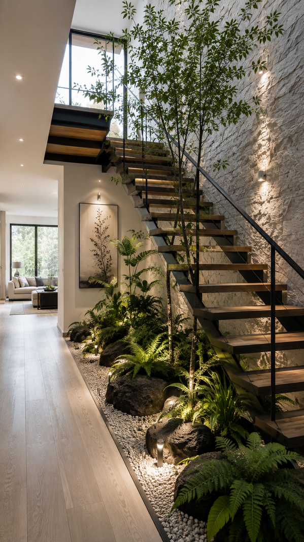 INDOOR STAIRCASE GARDEN