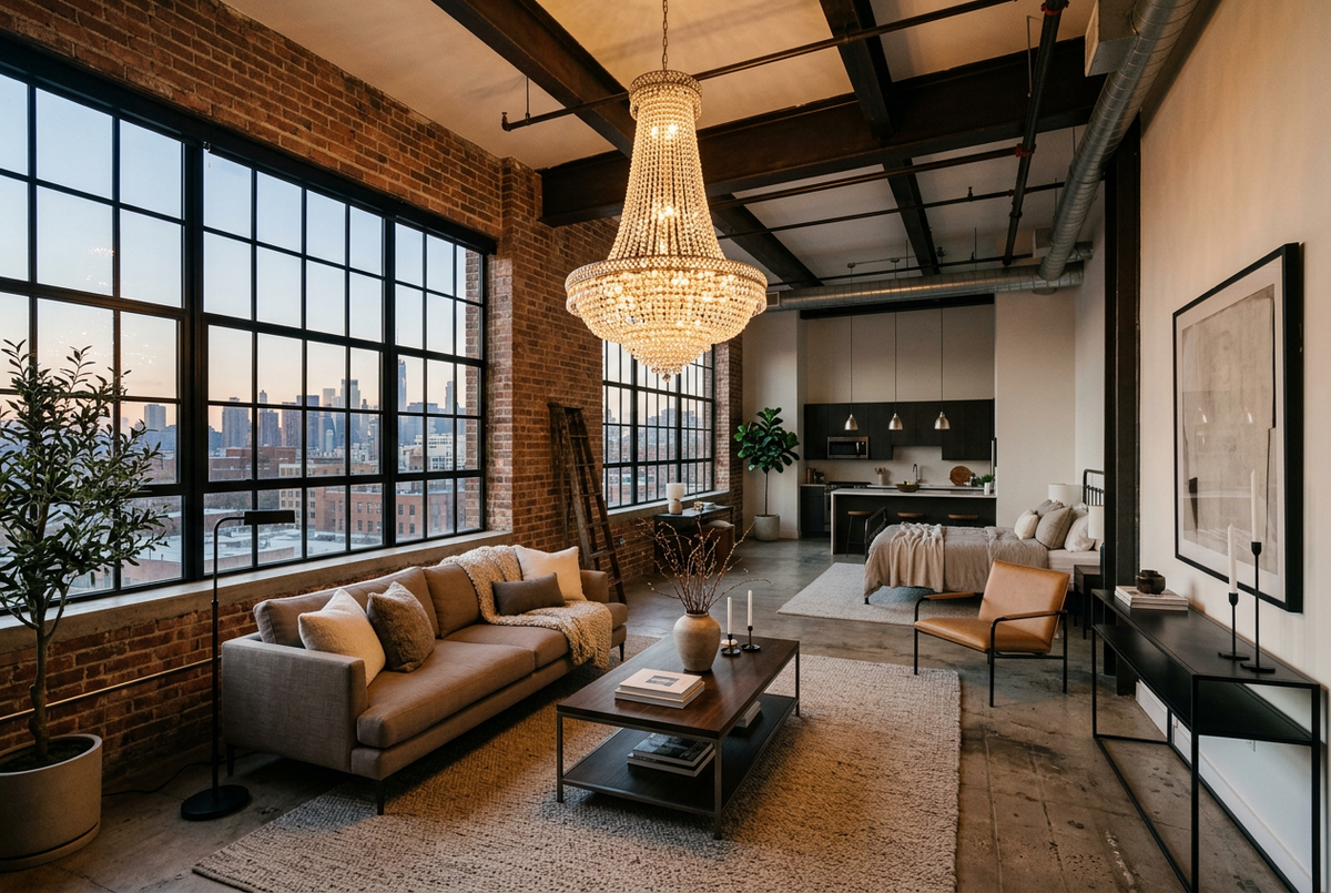 INDUSTRIAL DESIGN STUDIO APARTMENT