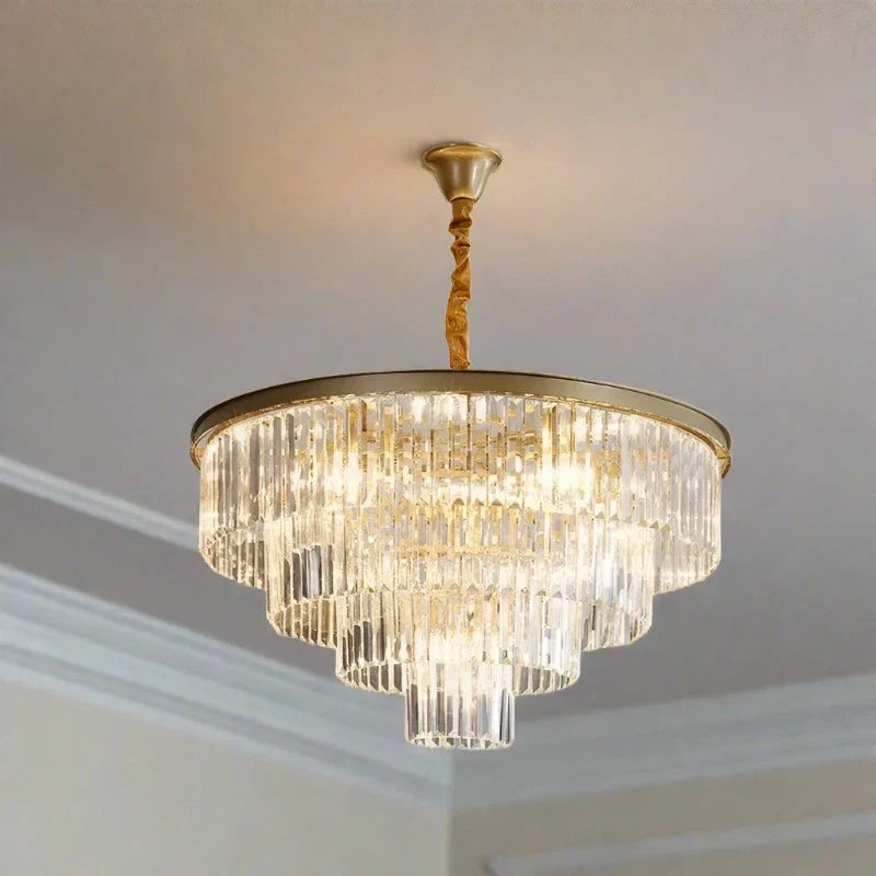 crystal pendant chandelier