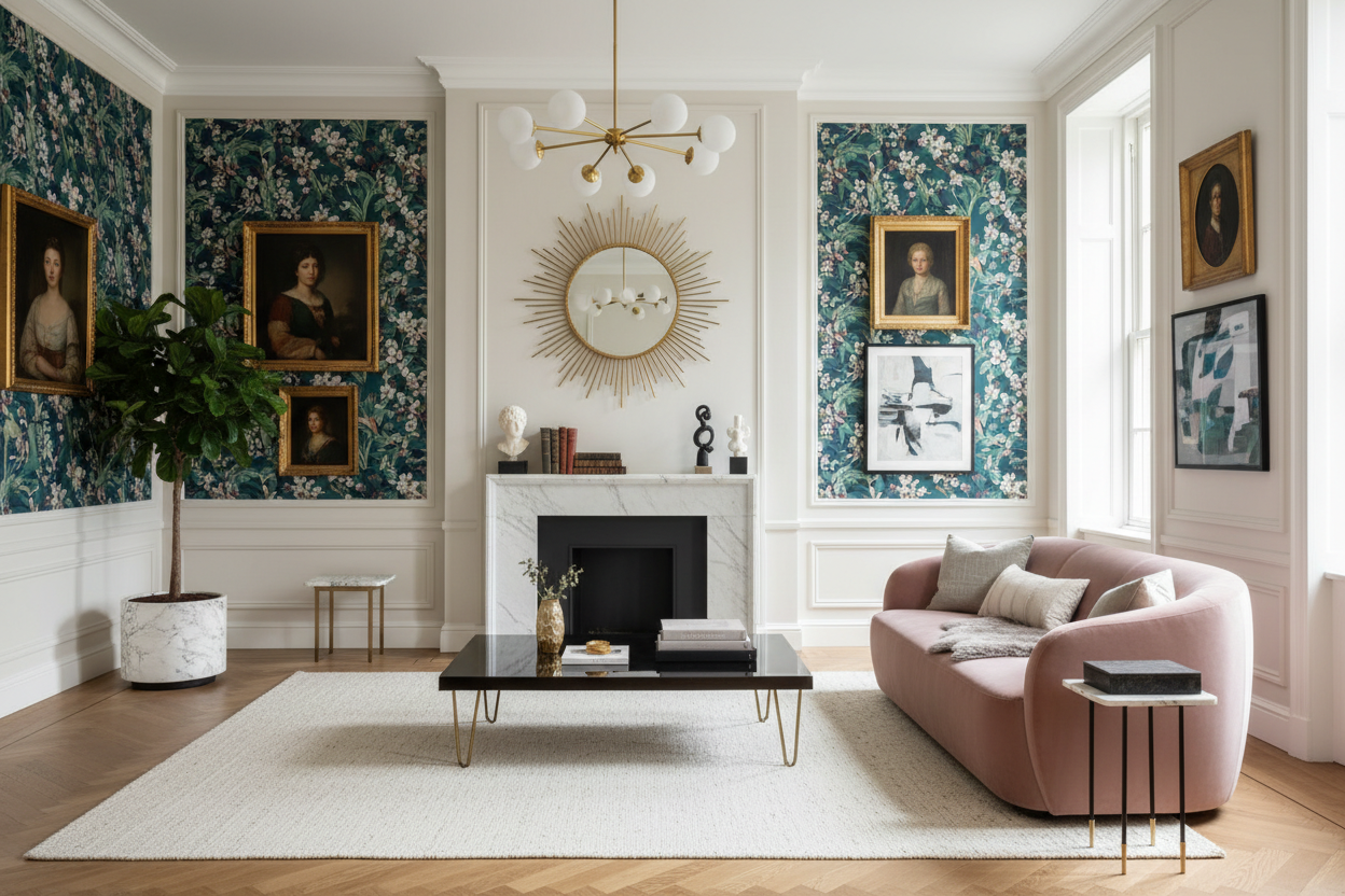 regency design styled room