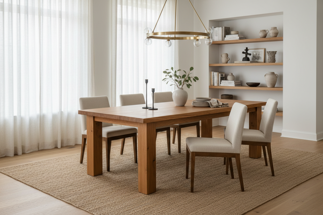 MODERN FARMHOUSE PINE DINING TABLES
