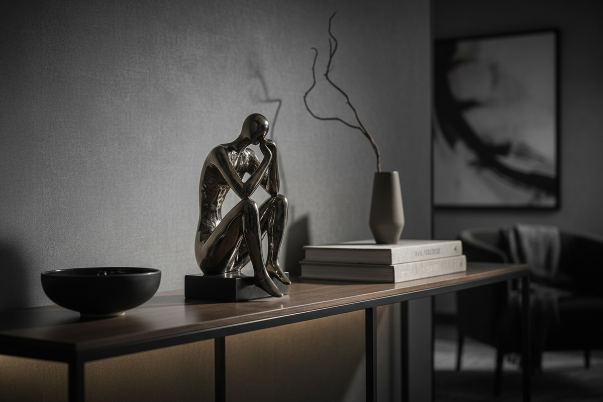 modern thinking sculpture