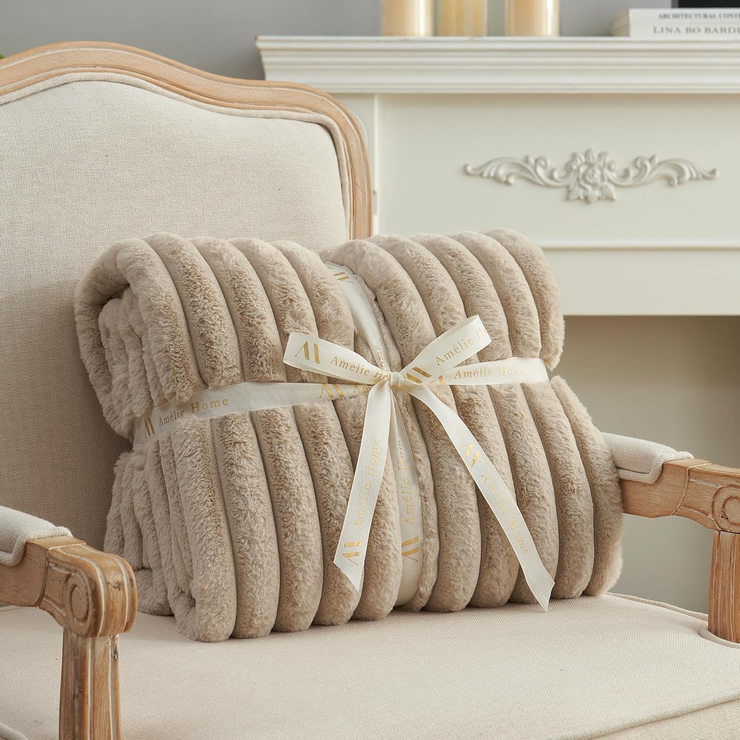 Faux Fur Throw Blanket