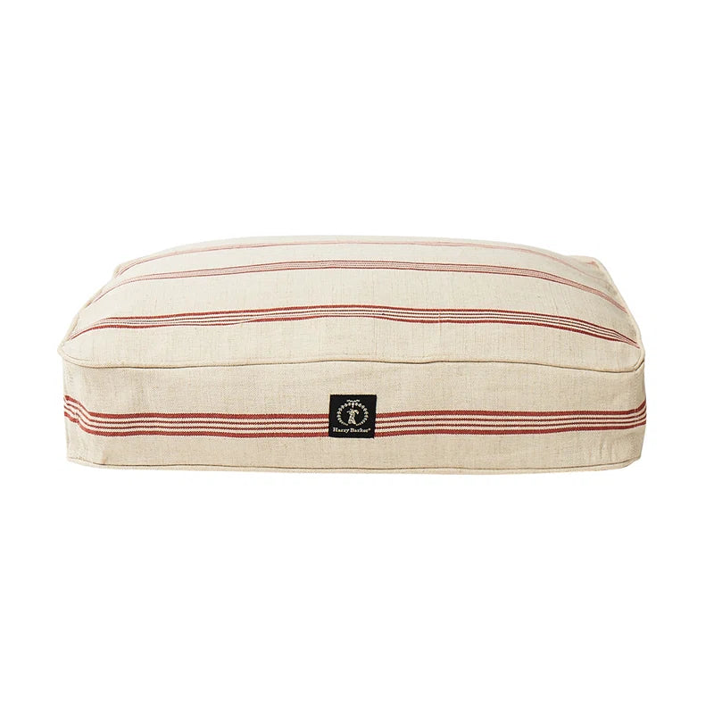 Leonard Striped Cotton Pet Bed