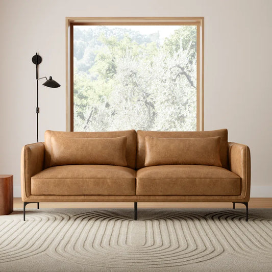 Rae Leather Sofa