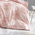 Load image into Gallery viewer, Rose Cotton Pink Duvet Cover Set
