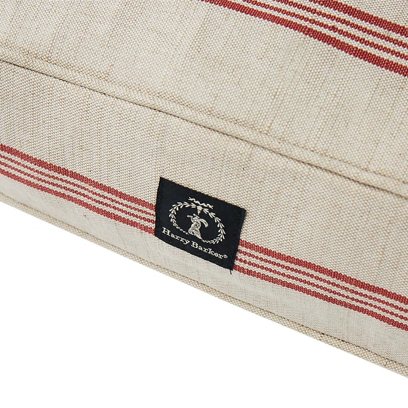 Leonard Striped Cotton Pet Bed