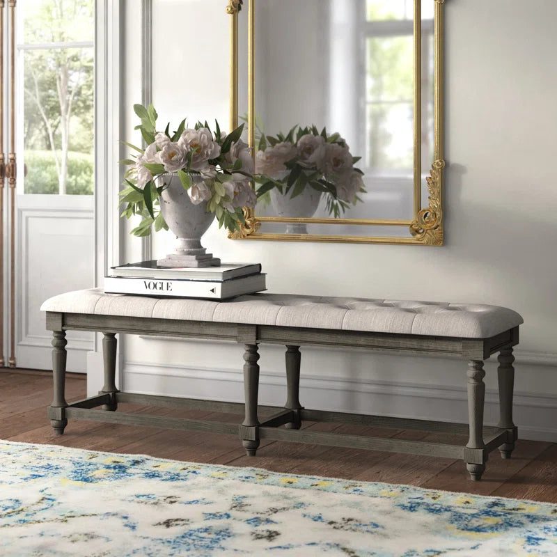 Betsie Polyester Upholstered Bench