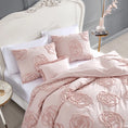 Load image into Gallery viewer, Rose Cotton Pink Duvet Cover Set
