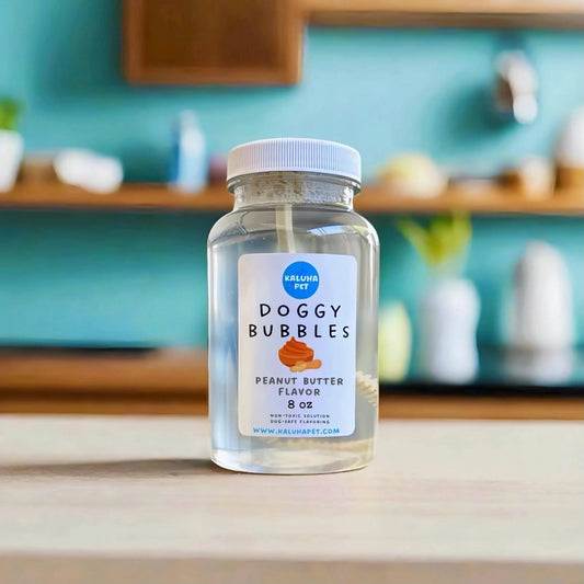 Dog Bubbles Scented & Flavored for Pets | Non-Toxic Solution, 4 Ounce and 8 Ounce