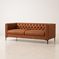 Load image into Gallery viewer, 2 piece sofa in studio angled with nothing on it
