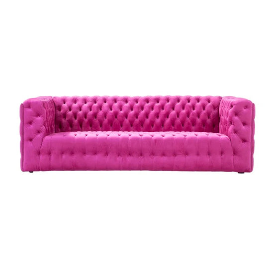 HOT PINK VELVET DREAM SOFA