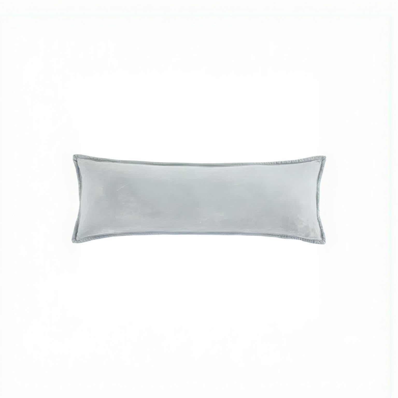 Stella Solid Faux Silk Velvet Lumbar Pillow
