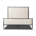 Load image into Gallery viewer, Bucknam Upholstered Metal Platform Bed
