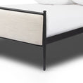 Load image into Gallery viewer, Bucknam Upholstered Metal Platform Bed
