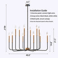 Load image into Gallery viewer, Jassel 12 - Light Chandelier(40")
