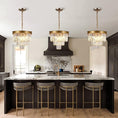 Load image into Gallery viewer, Gold Crystal Chandeliers 16”
